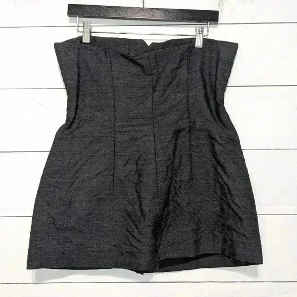 Philosophy di Lorenzo Serafini Tuxedo Aline Strapless Top Grey Women's US Size 8 - Picture 8 of 13